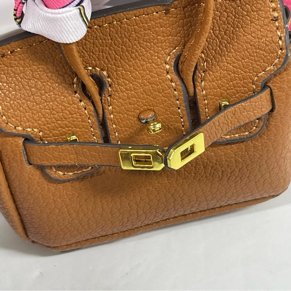 🔥4 LEFT! LEATHER MINI BAG CHARMS